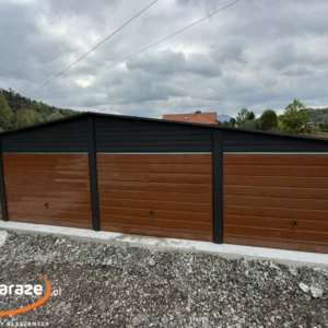 Lemezgarázs 12x6m 4-állásos